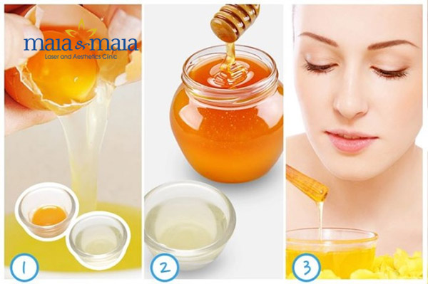 Đắp mặt nạ mật ong và trứng gà Đắp mặt nạ mật ong và trứng gà