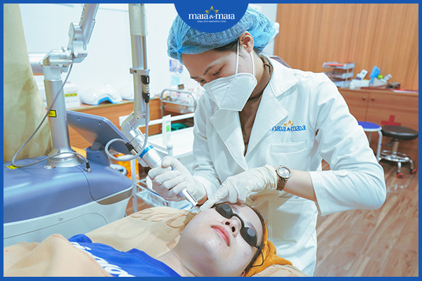 Sử dụng công nghệ Laser trong hỗ trợ điều trị tại phòng khám Maia