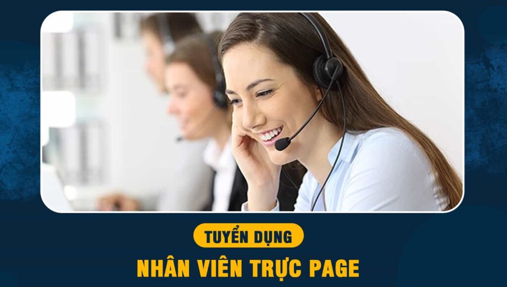 tuyển dụng nhân viên trực page
